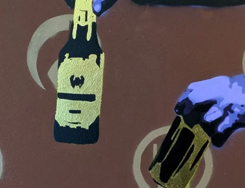 Gold plated Mural in Berlin and Chemnitz